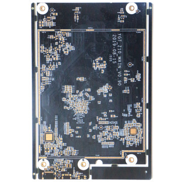 Communication devices immersion gold black color pcb