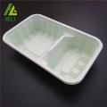 microwable container with two separate compartments