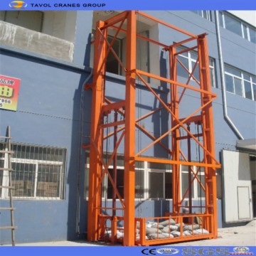 Sjd1-3.5 Guide Rail Cargo Elevator