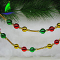 Colorful Glass Garland for Christmas Ornament Decoration