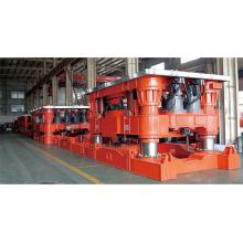 Full hydraulic pump casing rotator