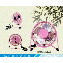 4 &quot;2500 Rpm mini ventilador USB com lâmina de alumínio (USMN-444)