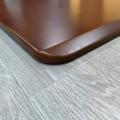 mesa de comedor de laca de madera maciza