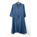 Moda Casual Ladies Denim Vestido al por mayor