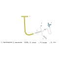 Tube de drainage chirurgical jetable en latex T