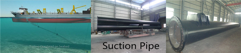 Oil large size suction pipe