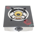 Black Tempered Glass Table Gas Stove