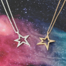 2015 New Hot Girls Stainless Steel Star Pendant