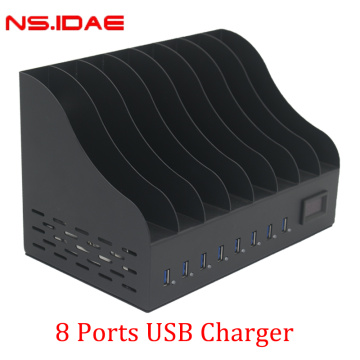 8port USB -Ladegerät für das Laden von 5 -V -Elektronik geeignet