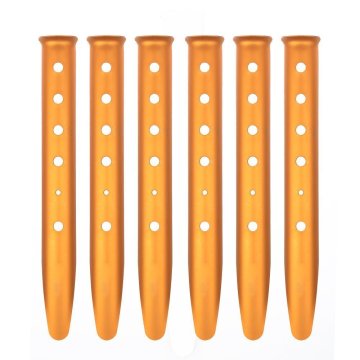 U Shape Big Orange Camping Sand Tent Stakes