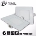 9W Slim Aluminum Panel Light Housing para casa