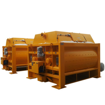 Industrial commercial concrete mixer twin shaft