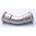 Stainless Steel 45 Degree Equal Elbow Press Fitting