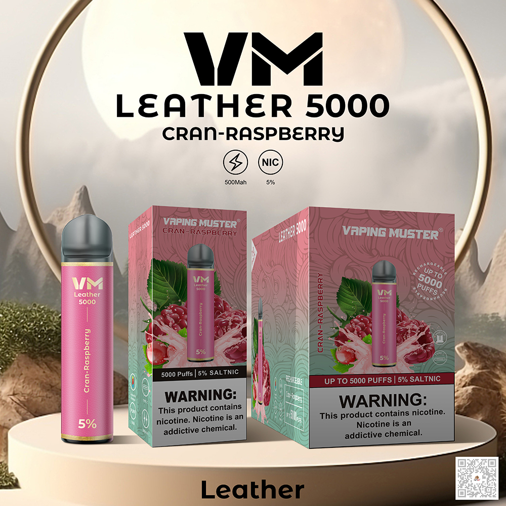 Leather Electronic cigarette 5000 Leather Electronic cigarette 5000