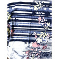 Cotton model 50/50 floral jersey print fabric