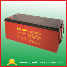 Japanese Standard High Rate Lead Acid Battery 255ah 12V