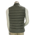 Men&#39;s Fashion frio inverno inverno sem mangas Puffy Vest pescoço alto com capuz Vest