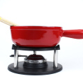 Enamel Cast Iron Melting Chocolate Cheese Fondue Sets