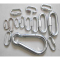 Stainless Steel Climbing Button Carabiner / Climbing Hook