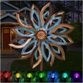 Yard Garden Wind Spinners with Solar Lights