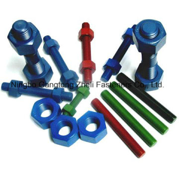 Teflon Hexagon Head Bolt and Nut