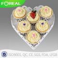 Metal Wire Heart Shape Dessert Plate