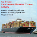 Shantou sea cargo freight agents to Haifa