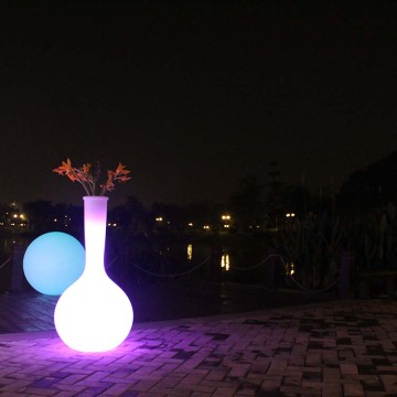 Plastic Led Flower Pots Light Up Pots