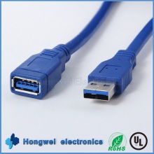 USB 3.0 Cable um macho para um cabo de extensão de dados fêmea