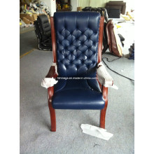 High Back Navy Blue Magistrate Stuhl Knopf Tufted Stuhl (FOH-A88)