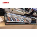 sushi cabinet salad fridge counter top display showcase