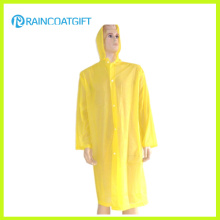 Manteau à manches longues imperméable jaune