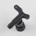 Small black pp plastic rotary faucet switch