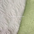 velboa/polyester tissu matelassé avec piquage