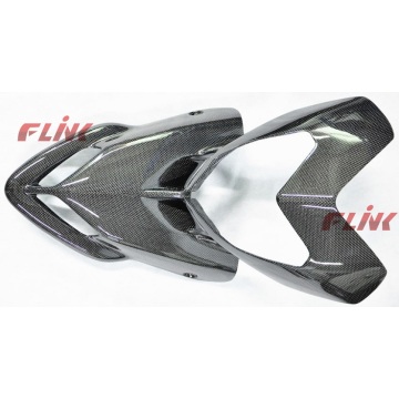 Carbón delantero de las piezas de la fibra del carbón de la motocicleta (DHY03) para Ducati Hypermotard