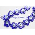 Flower-shaped evil eye beads Cheap wholesale