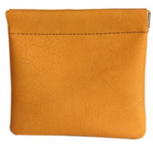 Yellow-brown Shrapnel Waterproof Mini Makeup Bag