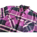 Men Casual Y/D Cotton Flannel Shirt