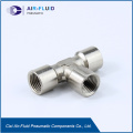 Air-Fluid Brass Threaded Fittings Equal Female Tee.