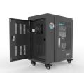 20 USB port black charging cart in Classroom