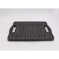 Double-faced dual purpose cast iron griddle pan