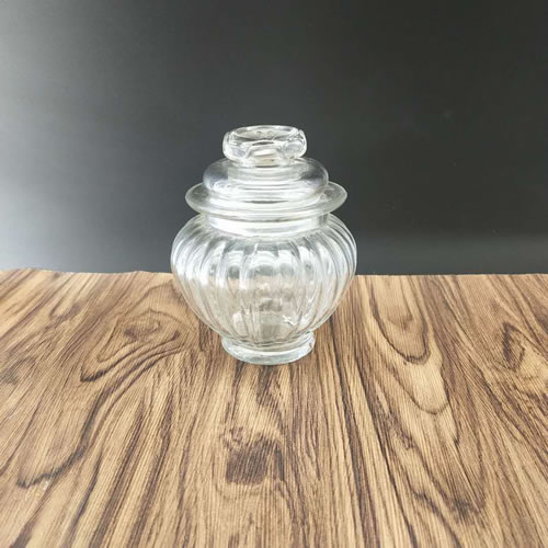 Vase type glass storage tank