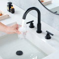 SHAMANDA Brass Two Handle Widespread Bathroom Sink Faucet