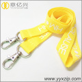 Hot selling black heat transfer printing lanyard