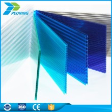 Hueco barato del panal para la azotea China fabricante multiwall color el precio ge 100% lexan hoja del policarbonato de 20m m