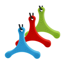 Sensory Chew Necklace Silicone Spinner Shaped Pendant