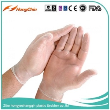 Food Processing Colorful Disposable Vinyl Gloves