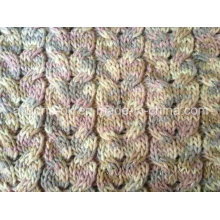 Acrylic Cable Knit Fabric for Blanket Shoes Sweaters Pillow Cushion