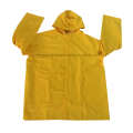 PVC / Polyester PVC wasserdichte Outdoor Workwear Bekleidung Regenmantel Rainsuit (RWB03)