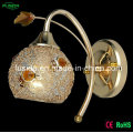 Vintage Iron Bracket Light Crystal Wall Lamp Wall Light for Bedroom